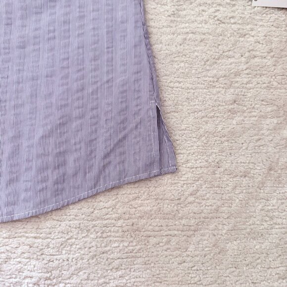 Foxcroft Womens Size XL Purple Textured Cotton Button Up Shirt NWT Collar Blouse - Picture 11 of 11